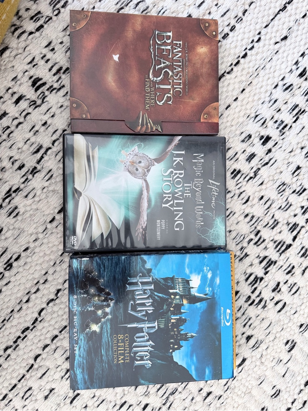 Harry Potter & Fantastic Beasts DVD/Blu-ray set - complete 8 original movies +